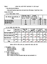 Giáo án Đại số và Giải tích Lớp 12 - Tiết 62 Kiểm tra một tiết Chương IV- Trường THPT Lạng Giang số 2